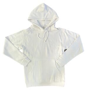 Men's Independent Trading Company Size Small Basic White Pullover Hoodie Cotton
